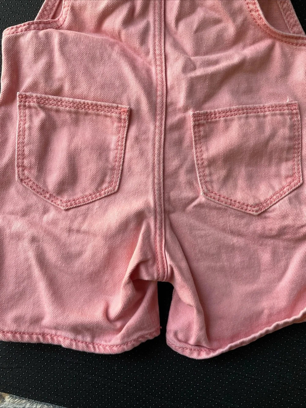 GAP Pink Denim Short Overalls for Kids